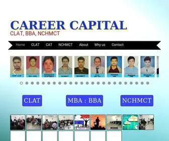 Careercapital.in(Best CLAT & IHM Coaching in Lucknow) Screenshot