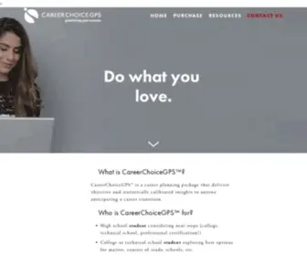 Careerchoicegps.com(The best career planning packages) Screenshot