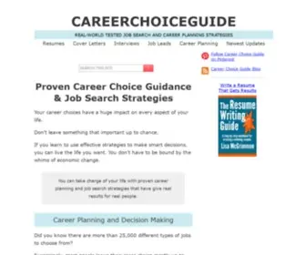 Careerchoiceguide.com(Career Choice Guide) Screenshot
