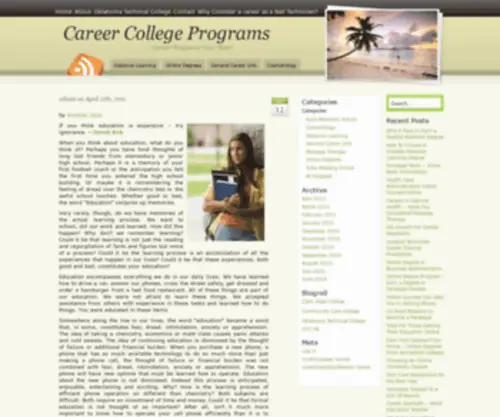 Careercollege-Programs.com(Careercollege Programs) Screenshot