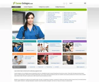 Careercolleges.com(Career College Resources) Screenshot