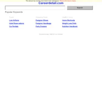 Careerdetail.com(Developers website for Website Development) Screenshot