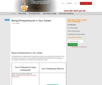 Careerdevelopmentplan.net(The Entrepreneurial Company in Your Career) Screenshot