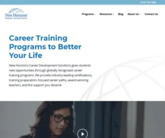 Careerdevelopmentsolutions.com(New Horizons Career Development Solutions) Screenshot