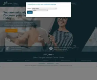 Careerdirect.org(Career direct® living by design) Screenshot