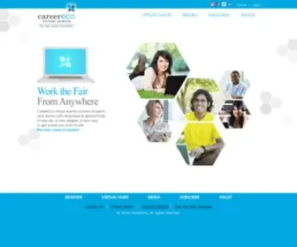 Careereco.com(Virtual Career Fairs and Admissions Events Technology) Screenshot