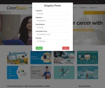 Careereduventures.com(Career Eduventures) Screenshot