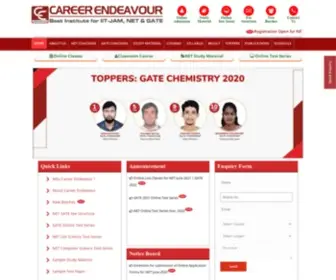 Careerendeavour.com(UGC-CSIR NET Coaching in Delhi) Screenshot