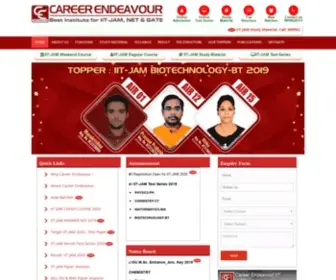 Careerendeavour.in(IIT-JAM Online Coaching) Screenshot