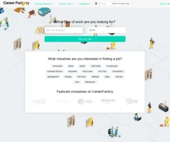 Careerfactory.net(Job Search) Screenshot
