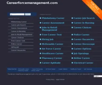 Careerforcemanagement.com(An Employment Resources Managment Company) Screenshot