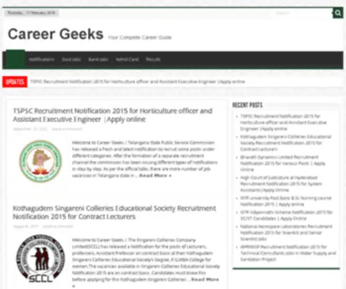 Careergeeks.in(Govt Jobs) Screenshot