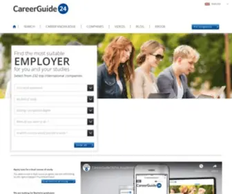 Careerguide24.com(Praktikum, Direkteinstieg, Traineeprogramm) Screenshot