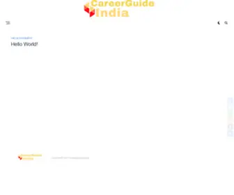 Careerguideindia.in(Follow your Dreams) Screenshot