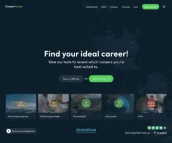 Careerhunter.io(Get Matched to Your Ideal Career) Screenshot