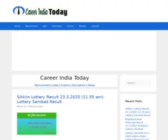 Careerindiatoday.in(Education News) Screenshot