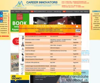 Careerinnovators.com(Walk-in interviews for cabin crew, Cabin Crew Interview) Screenshot