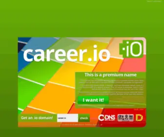 Career.io(Changing careers worldwide) Screenshot