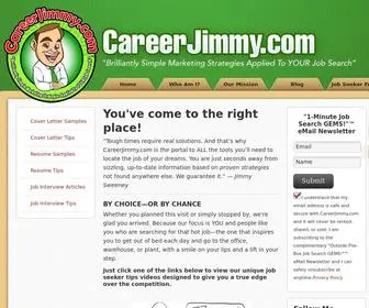 Careerjimmy.com(Brilliantly Simple Marketing Strategies Applied To YOUR Job Search) Screenshot