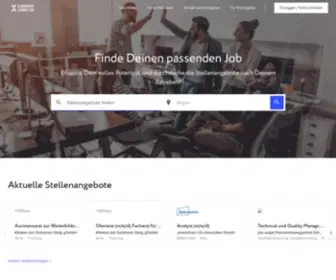 Careerjobs.de(Willkommen auf DEM Stellenportal) Screenshot