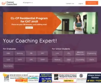 Careerlauncher.biz(Coaching for CAT) Screenshot