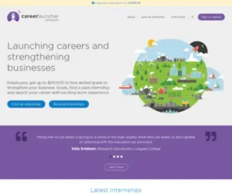 Careerlauncher.ca(Launching careers & strengthening businesses) Screenshot