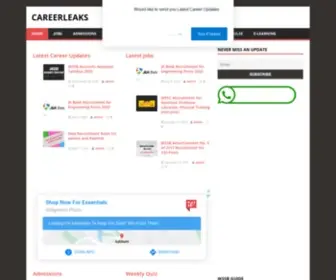 Careerleaks.com(Careerleaks) Screenshot