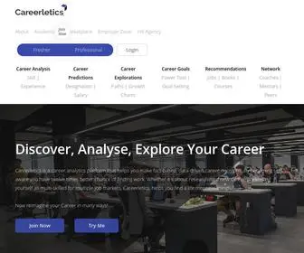 Careerletics.com(Meta Description) Screenshot