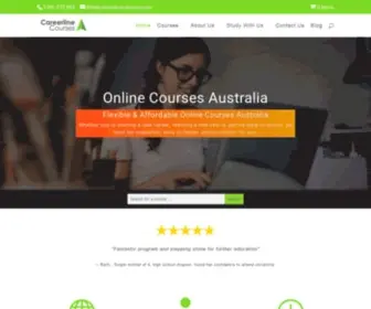 Careerlinecourses.com.au(Online Courses Australia) Screenshot