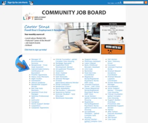 Careerlinkbc.com(WorkBC Powell River) Screenshot
