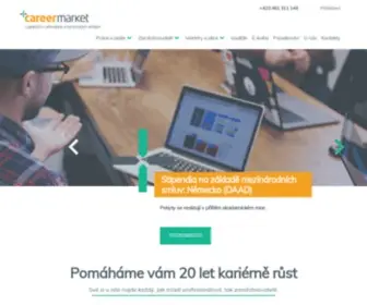 Careermarket.cz(Brána k výzkumu) Screenshot