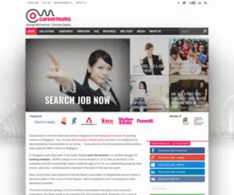 Careermums.com.sg(Manage Motherhood) Screenshot