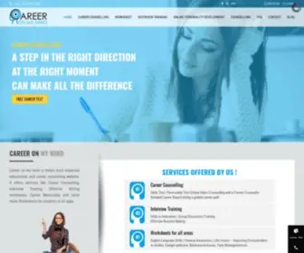 Careeronmymind.com(Career Counselling in India) Screenshot
