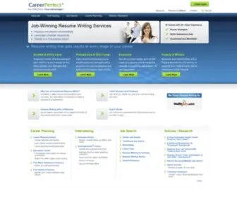 Careerperfect.com(Our national team of professional resume writers) Screenshot