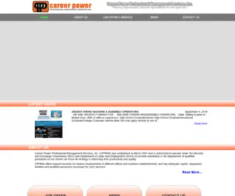 Careerpower.com.ph(Career Power Professional Management Services) Screenshot