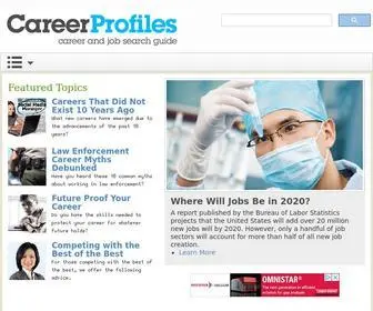 Careerprofiles.info(Career Search) Screenshot