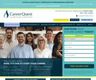 Careerquest.edu(Online Career Training Programs Michigan) Screenshot