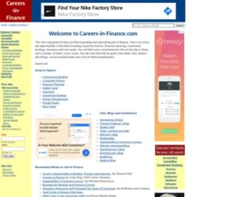 Careers-IN-Finance.com(Finance Jobs Guide from) Screenshot