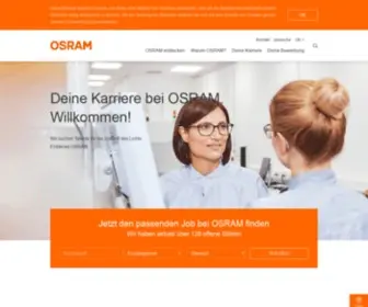 Careers-Osram.com(OSRAM Karriere) Screenshot