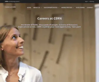 Careers.cern(Careers at cern) Screenshot
