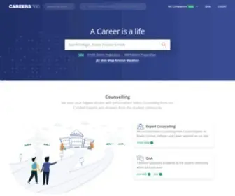 Careers360.com(A Career is a Life) Screenshot