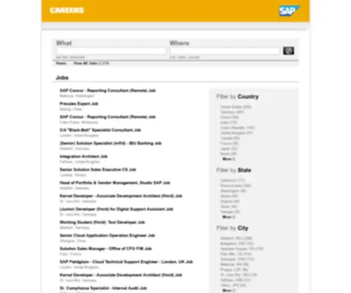 Careersatsap.jobs(SAP Jobs) Screenshot