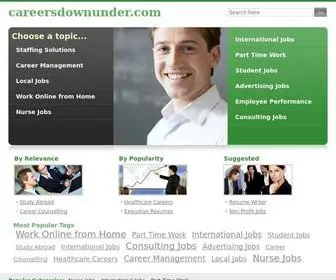 Careersdownunder.com(Careersdownunder) Screenshot
