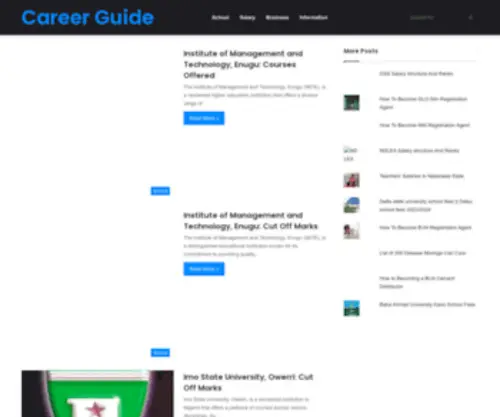 Careersguide.com.ng(Career Guide) Screenshot