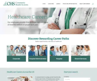 Careershealthcare.com(CHS Jobs) Screenshot