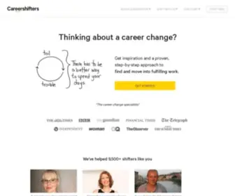 Careershifters.org(Career Change) Screenshot