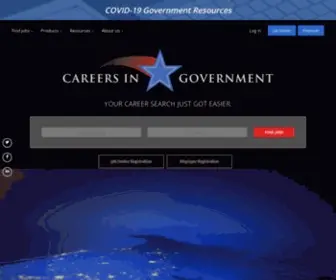 Careersingovernment.com(Careers In Government) Screenshot