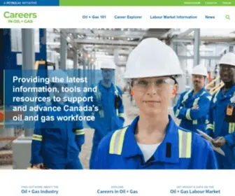 Careersinoilandgas.com(Careers in Oil & Gas) Screenshot