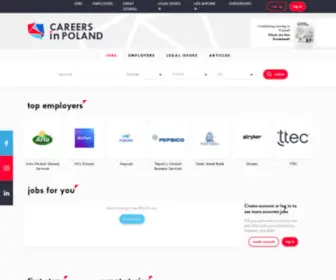 Careersinpoland.com(Jobs in Poland for foreigners) Screenshot
