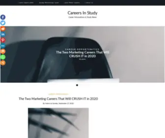 Careersinstudy.com(Career Study Career Informations & Study News) Screenshot